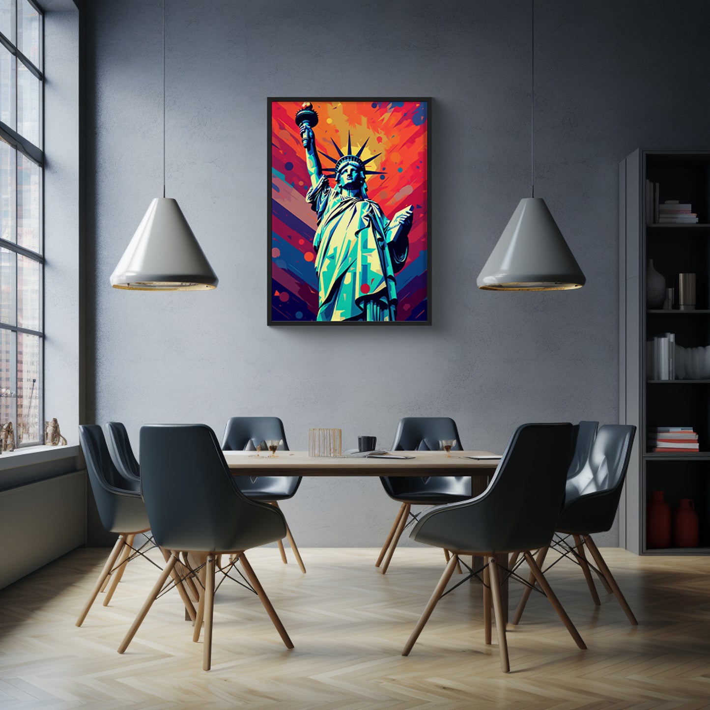 Iced Statue of Liberty