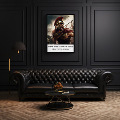 HONOR IS THE REWARD OF VIRTUE