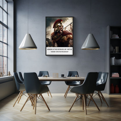 HONOR IS THE REWARD OF VIRTUE