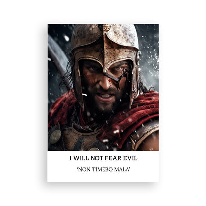 I WILL NOT FEAR EVIL