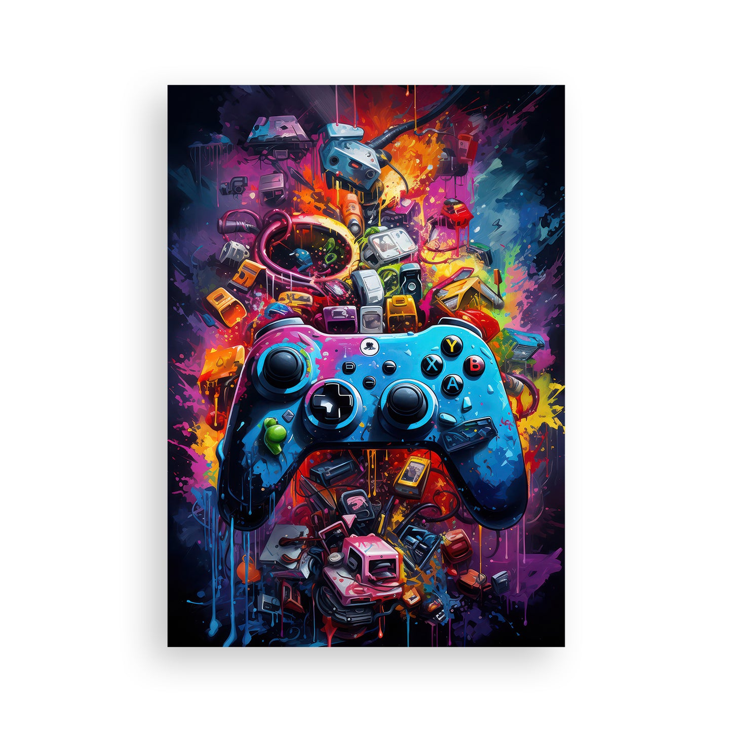 Gaming Controller Pop Art