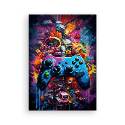 Gaming Controller Pop Art