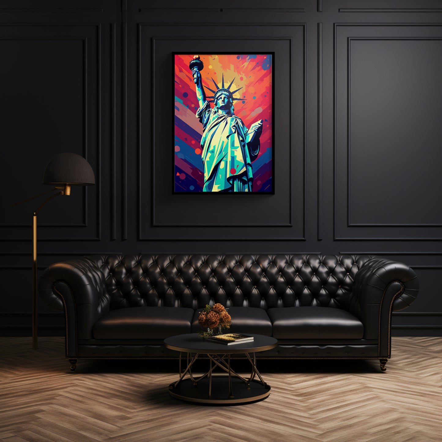 Iced Statue of Liberty